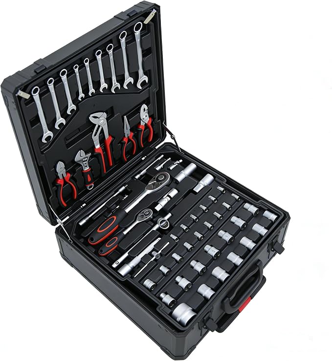 Hantinstom 900PCS Pro-Grade Tool Set: Massive Selection; Heavy-Duty Rolling Toolbox; For Professional Repair, Maintenance & Industrial Use
