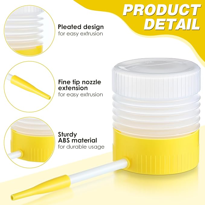 Qualirey 1 Pack Diatomaceous Earth Powder Duster with 6 Inch Extension Nozzle, Diatomaceous Earth Powder Duster for Pest Control, Powder Sprayer for Indoor and Outdoor Use | Diatomaceous Earth Powder Duster for Pest Control, Powder Sprayer for Indoor a...