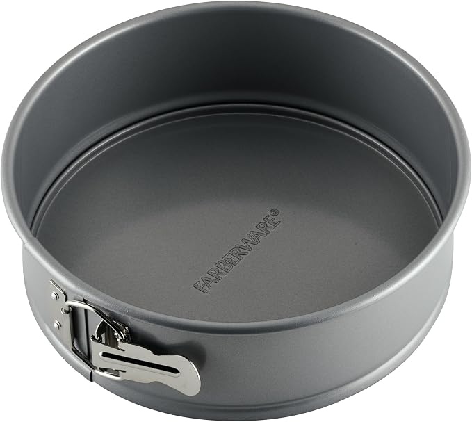 Farberware Nonstick Bakeware 9-Inch Round Springform Pan,Gray,(Pack of 6)