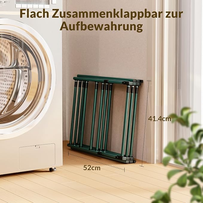 Foldable Clothes Drying Rack, 3 Tier Laundry Drying Rack for Clothes, Expandable Metal Clothing Dryer