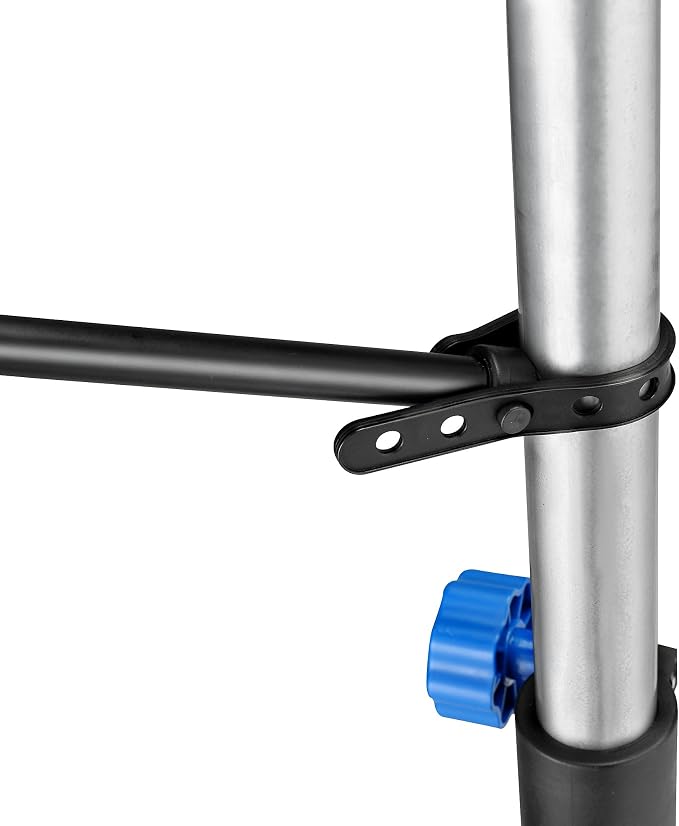 Pro Stand Plus Bike Rack - Heavy-Duty Telescoping Bicycle Stand with Tool Tray, Rotating Clamps, and Adjustable Handlebar Rod by RAD Cycle (Black)