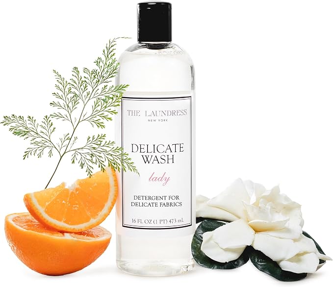 The Laundress Delicate Wash Luxury Laundry Detergent, Lady Scent, 31 Loads | Concentrated Washing Detergent, Enzyme-Free Hand or Machine Wash Laundry Soap for Silk, Lingerie & More