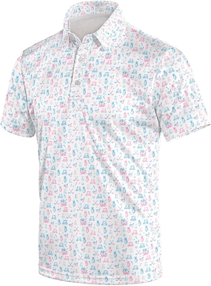 Polo Shirts for Men Moisture Wicking Mens Polo Shirts Patriotic Shirts for Men