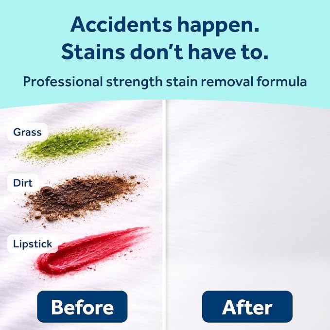 Carbona Stain Devils #6 (1.7 Fl Oz), Targeted Spot Cleaner for Grass, Dirt & Make-Up Stains, Safe on Skin & Washable Fabrics