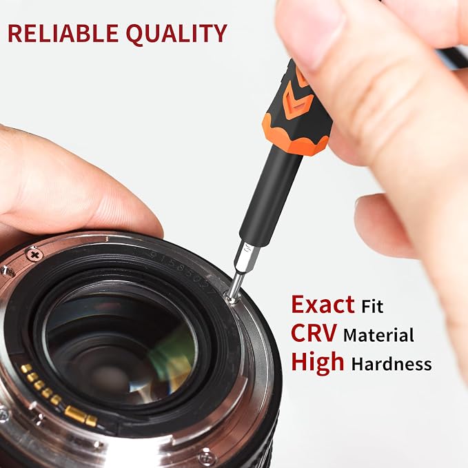 59 in 1 Small Magnetic Precision Screwdriver Set With Case | Multi-bit Screwdriver Set, Professional Electronic Tools Kit for iPhone, MacBook, Computer, Laptop, PC, RC, PS4, Xbox, Watch