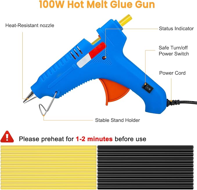 Sigoobal Dent Puller, 134PCS Paintless Dent Removal Kit – Car Dent Puller Kit with Slide Hammer 2 in 1 T-Bar, Golden Lifter, Bridge Puller–Dent Remover Tool for Car Hail, Dings Damage DIY Repair