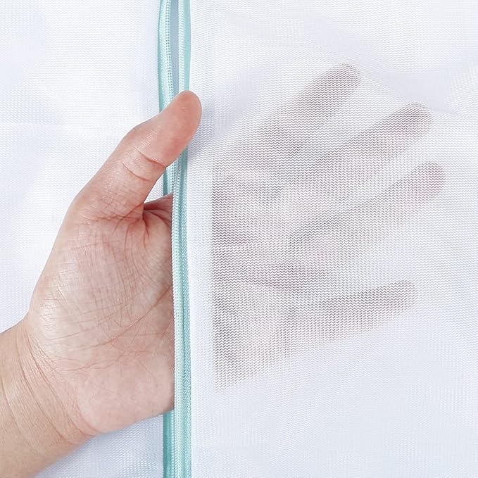 Tenn Well 2Pk 31x23" Delicates Bag Fine Mesh Oversize for Washing | Fine mesh bags for lingeries, sweaters, bed sheets, stuffed toys, oversize