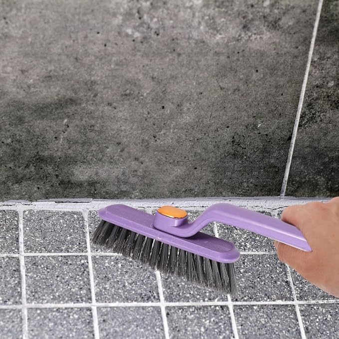 Wakauto Rotating Crevice Brush Groove Cleaning Brush for Window Track Cleaning Tools Gap Cleaning for Kitchen Sink Gas Stove Countertop Bathroom Crevices 10.23 X 2.95 X 1.18 in