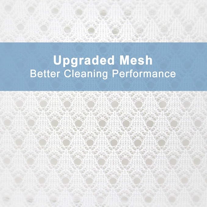 Muchfun 3Pcs Durable Diamond Mesh Laundry Bags for Delicates 12 x 16 Inches | (3 Medium)