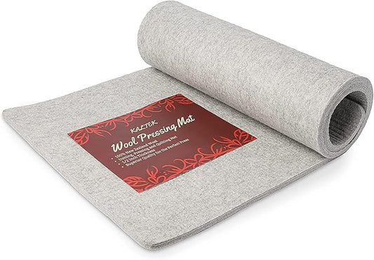 Wool Pressing Mat for Quilting - 18x36 inch Wool Ironing Mat for Sewing - Large Ironing Mat, Great for Quilting, Sewing and Pressing Seams