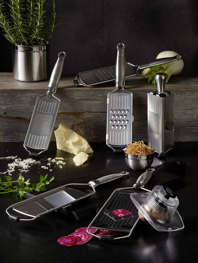 Rosle Kitchen Collection Stainless Steel Grater/Slicer Fine Stainless