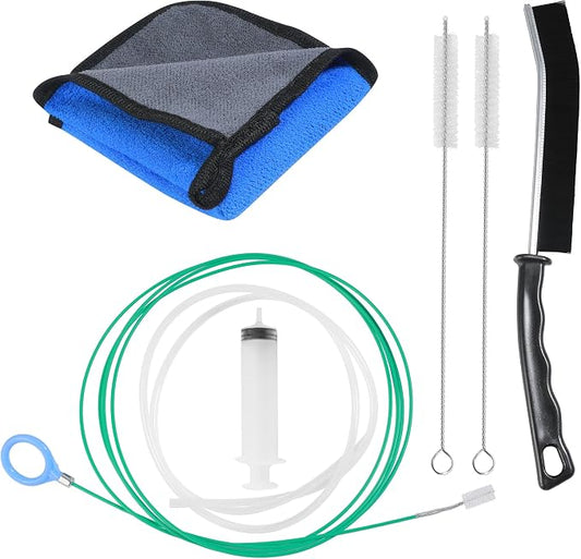 Sunroof Drain Cleaning Tool,Car Accessories Universal Flexible Car Cleaning Supplies,Automotive Tools Sun Roof Drain Cleaner Unclogger Tool with Tube,Used to Clean Auto Sunroof,Auto Wiper