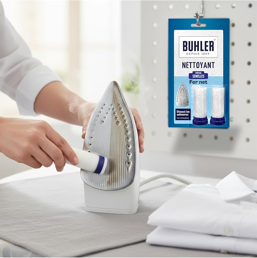 Buhler - Iron Cleaner - Specially Designed for Sole Plates - 2 Sticks