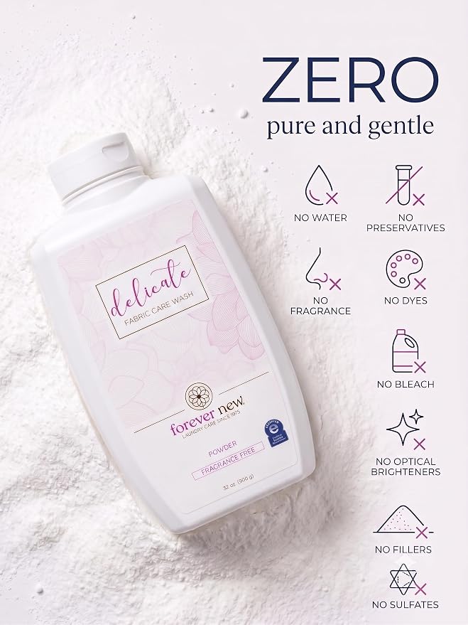 Forever New Granular Fabric Care Wash Unscented - 64oz (2pack) Natural Laundry Detergent