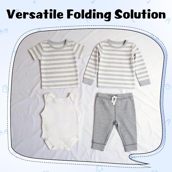 Shirt Folding Board Kids Clothes Folder Laundry Folding Tool | Space-Saving Design, Durable Material, Easy Storage Organizer