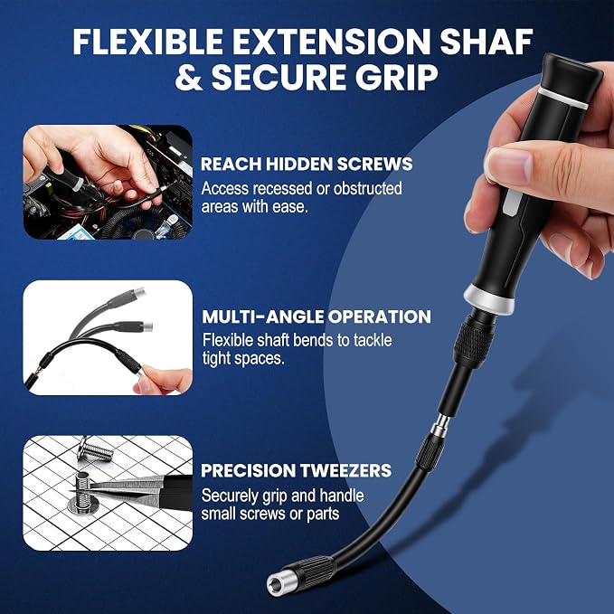 152-in-1 Precision Screwdriver Set, Electronics Repair Kit with Magnetic CR-V Bits, Phone Laptop Repair Tool Kit for iPhone, MacBook, PC, Game Console, Tablet, Cameras, Drones