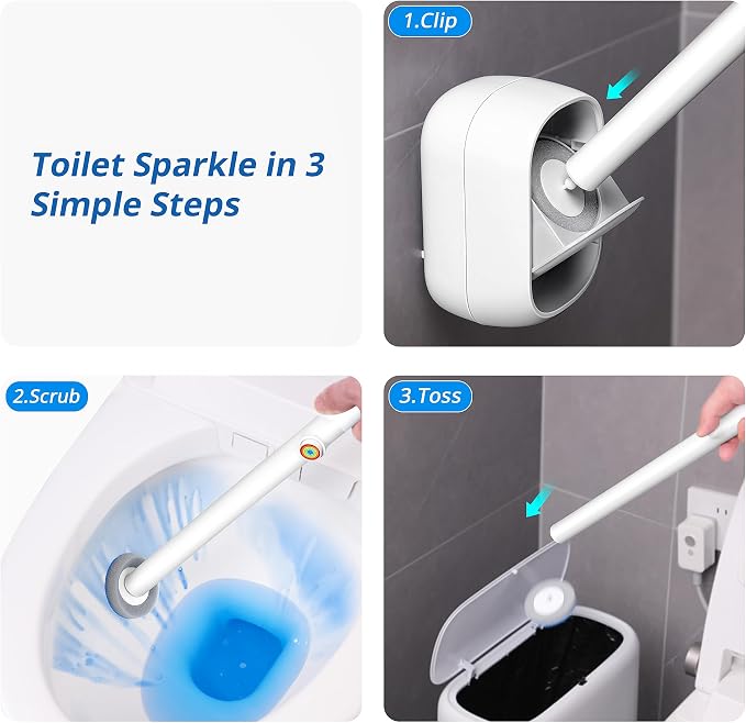 36 Count Disposable Toilet Brush Refill Pads