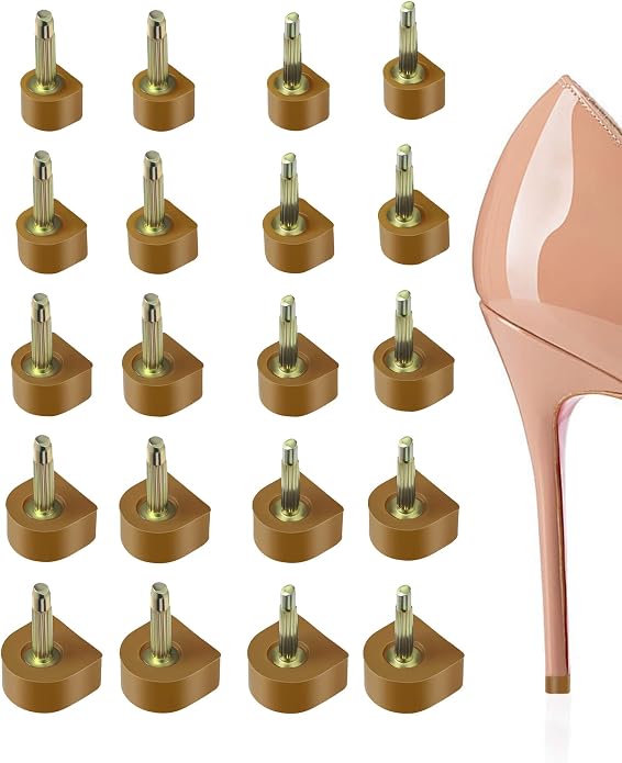 Heel Replacement Tips, 3 Colors to Choose, Durable Non-Slip High Heel Caps with Optional 6" Heel Pliers