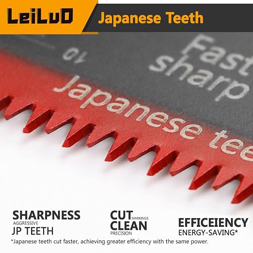 7 Pcs Oscillating Tool Blade Japanese Teeth Extra Long Oscillating Saw Blades for Wood CRV Multitool Blades Set Compatible with DeWalt Makita Milwaukee and More