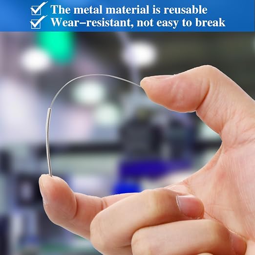 3D Printer Nozzle Cleaner Stainless Steel Needles, 50 Pcs | 0.2mm-0.4mm Stainless Steel Multi Sizes Clog Removal Tool Kit for Printer Head Cleaning Kit