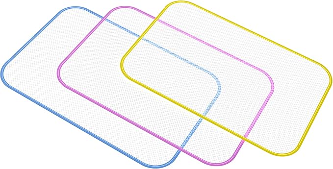 RONDURE Pressing Cloth for Ironing Clothes, 3 PCS Protective Ironing Cloth to Protect Clothes | Iron Protector for Heat Press Resistant