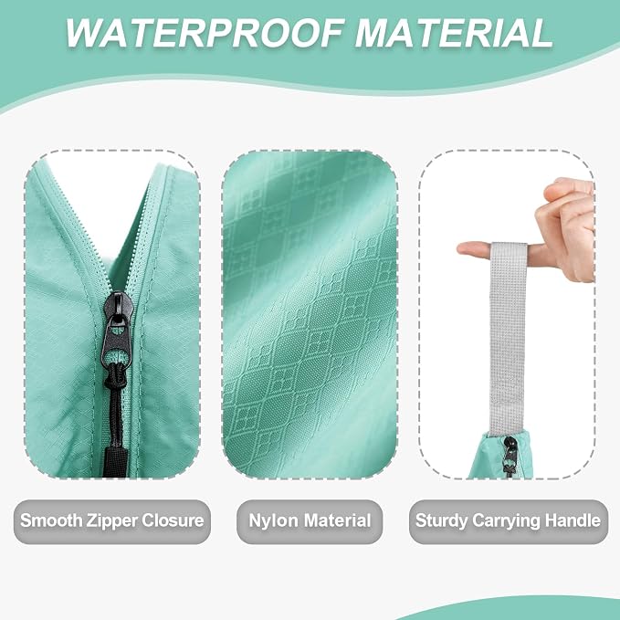 Wiseboy 120L Extra Large Travel Laundry Bag with Heavy-Duty Zipper | Water-Resistant Nylon Dirty Clothes Organizer for College Dorm, Camping, Tear-Resistant Storage Bag for Laundry Mat & Moving