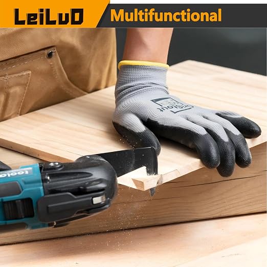 6 Pcs Oscillating Tool Blade Drywall & Multi-Material Cutting Universal Multitool Accessories Fit for DeWalt Makita & More