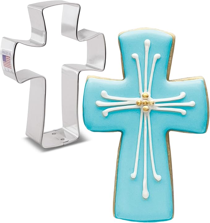 Ann Clark Cross Cookie Cutter, Large 4-1/2” Made in USA