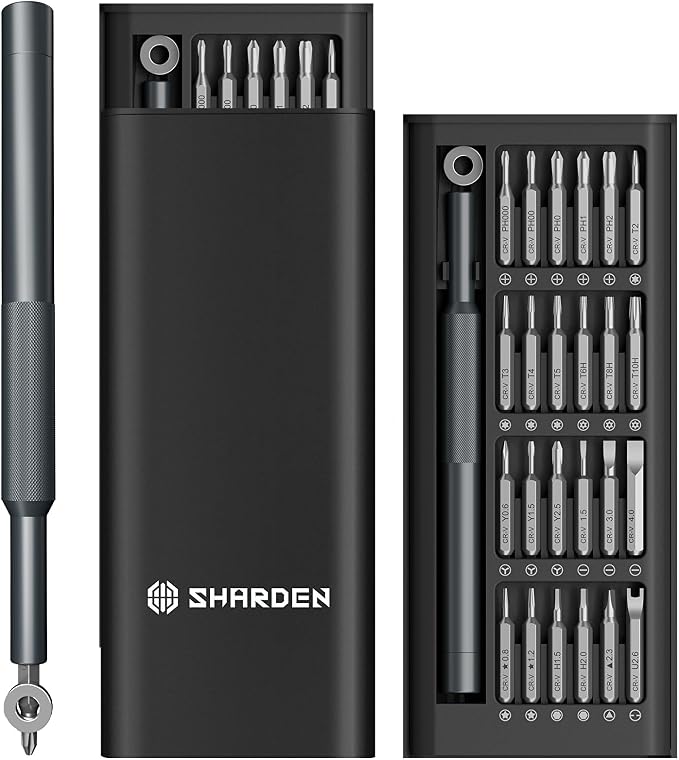 Precision Screwdriver Set for Electronic Repair 31 in 1 | Small Screwdriver Set, Magnetic Repair Tool Kit for Laptop, iPhone, Cell Phone, PC, MacBook, Computer, PS5, Glasses, Watch
