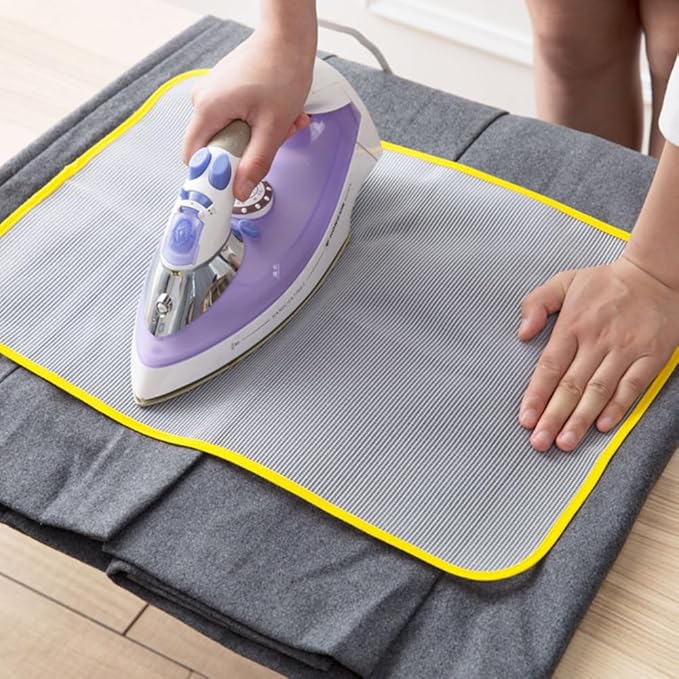 2pcs Pressing Cloth for Ironing, High Temperature Ironing Cloth Resistance Protective Clothes Heat Insulation Ironing Net (Random)
