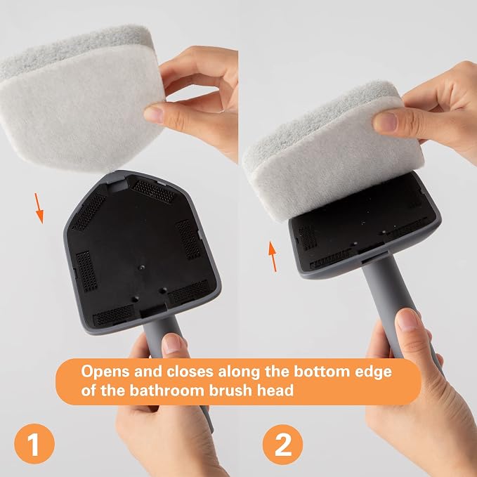 CLEANHOME Scouring Pads, 3 Pieces | Suitable for Tub Tile, Scrubber Brushes, ASIN:B09GF2LSZ8
