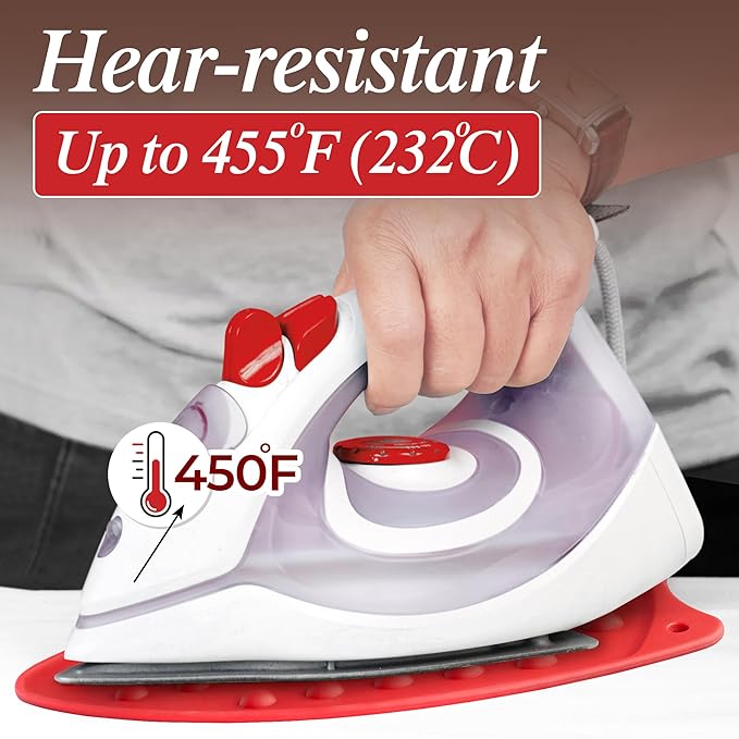 Savina Silicone Rest Pad for Ironing Board(2 Pack). Heat Resistant Pad, Thicker Version. Perfect Combination with Ironing Board and Mat.