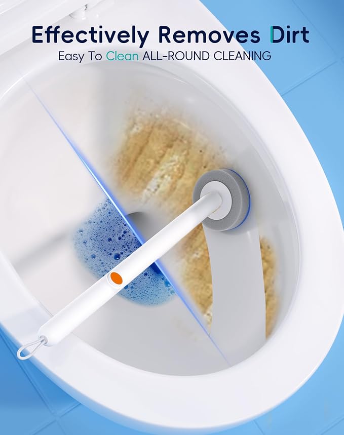 Disposable Toilet Cleaning System - Toilet Wand Kit with 36 High-Performance Refills, Wall Mounted Toilet Brush and Holder for Deep Cleaning Bathroom (36 Refills)