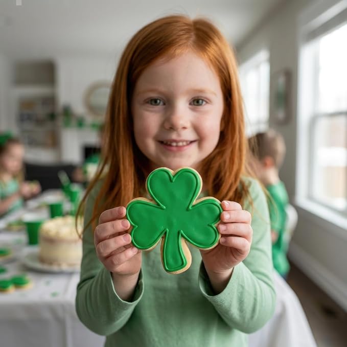 Ann Clark St. Patrick’s Day Shamrock Cookie Cutter, 3-3/4” Made in USA