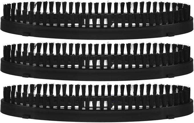 Garment Plastic Replacement Part Clothes Steamer for Head Brush with Easy Installation and Suitable Fit Design, Black Nozzle Brush for Home Use and Professional Laundry