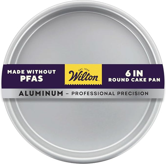 Wilton Performance Pans Aluminum Round Cake Pan, 6 x 2 in.