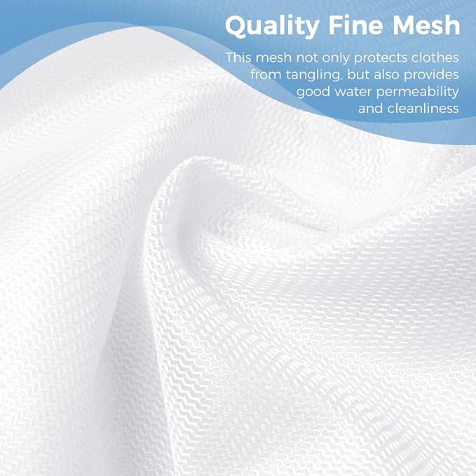 BAGAIL Laundry Bags Mesh Wash Bag for Intimates Lingerie and Delicates,6Pcs(3L,3M)