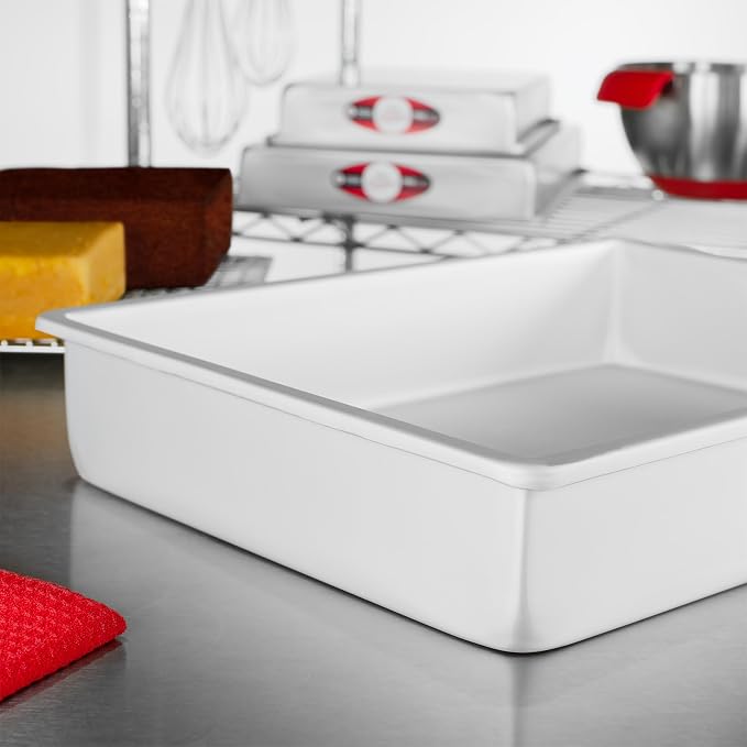Fat Daddio's POB-11153 Sheet Cake Pan, 11 x 15 x 3 Inch, Silver