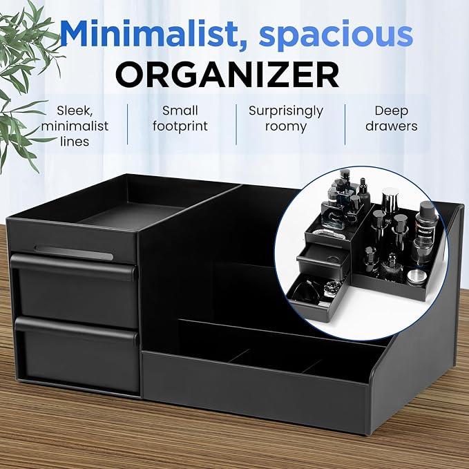 EXIN DECHEN Cologne Organizer for Men, Cologne Stand, Room Decor for Men | Perfume Organizer,Bathroom Organizer,Dresser Organizer,Cologne Stand for Men,Mens Essentials,Birthday Gifts for Men