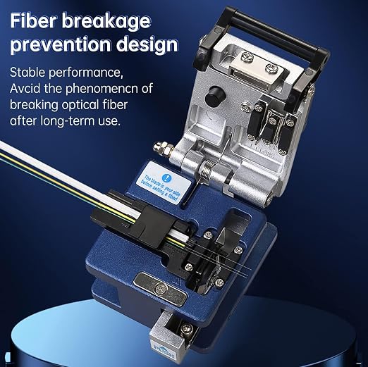 Fiber Optic Termination & Cleaning Kit - Visual Fault Locator Fiber Optic Cable Tester, Optical Power Meter, Cleaner, Cleaver, Stripper - Multi Tester Tools Set