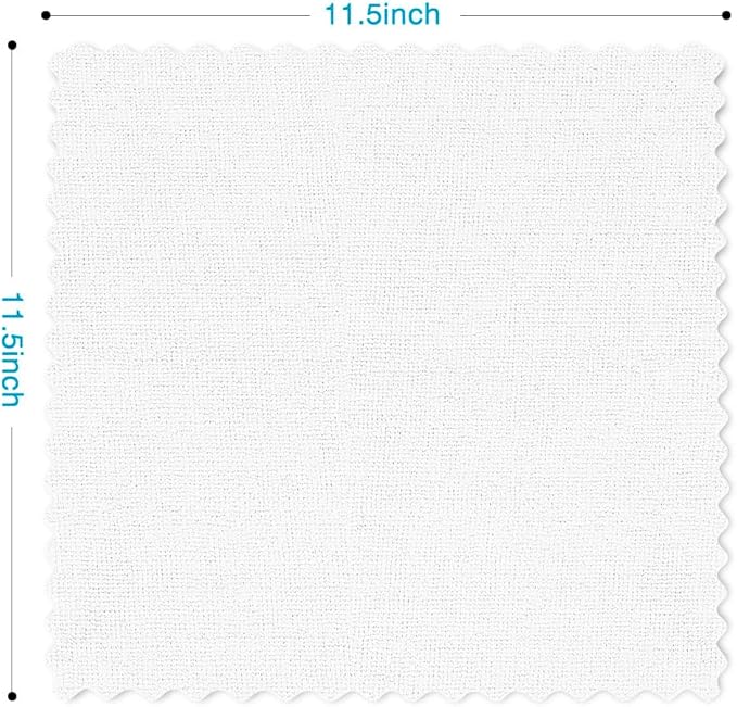 Orighty Cleaning Cloths, Shop Towels 50 Pack, Shop Rags Reusable, Microfiber Cleaning Rags Bulk for Cars, Multi-Purpose Lint Free Towels for Automotive, Mechanic, Kitchen, 11.5’’ x 11.5’’, White