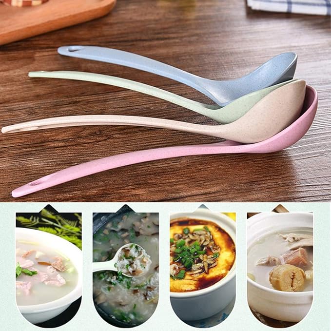 ZaoProteks Soup Ladle Spoon Great for Cooking, Soup, Chili, Gravy, Salad Dressing and Pancake Batter, 4 Pack