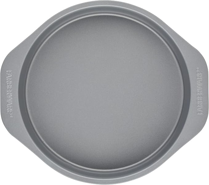 Farberware Golden Bake Bakeware Nonstick Round Cake Pan Set, 2-Piece, Gray