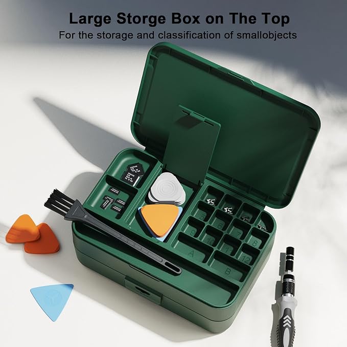 Mini Precision Screwdriver Set with Color-coded Identification, 132 in 1 Micro Magnetic Repair Tool Kits with Storage Box, 108 Bits,Small Manual Screw Driver Toolkits for iPhone/Mac/iPad/Table