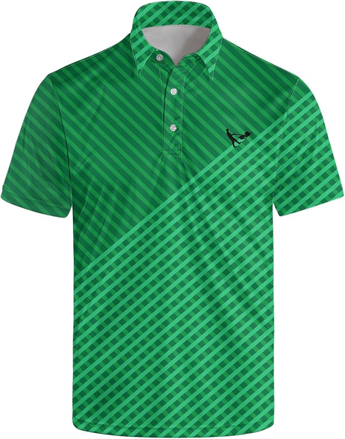 Polo Shirts for Men Moisture Wicking Mens Polo Shirts Patriotic Shirts for Men