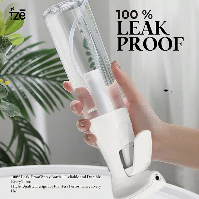 FZE® 300ml Spray Bottle Pack Of 1 - Fine Mist for Hair, Plants, Cleaning & Skincare- Continuous Spray Bottle for Gardening, Plants, Cleaning, and Misting
