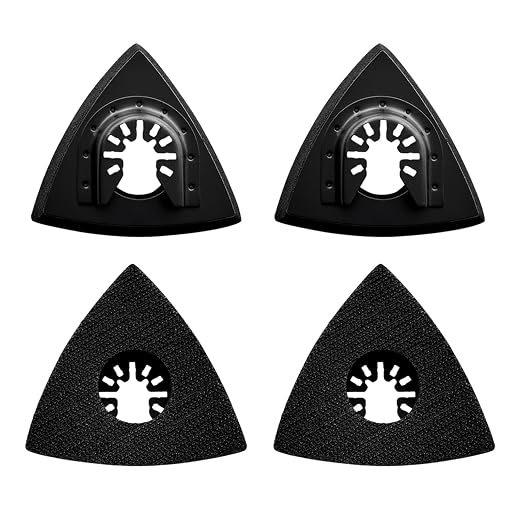 Triangle and Finger Pads (4-Pack Triangle Sanding Pads)