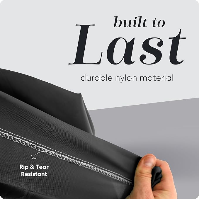 Nylon XL Laundry Bag, Large Capacity with Locking Drawstring, Machine Washable, Fits Laundry Baskets or Hampers, Holds 2 Loads of Clothes (Black, 30" x 40") | 30"x40" XL Nylon Laundry Bag, Locking Drawstring, Machine Washable, Heavy Duty, Travel Dorm H...