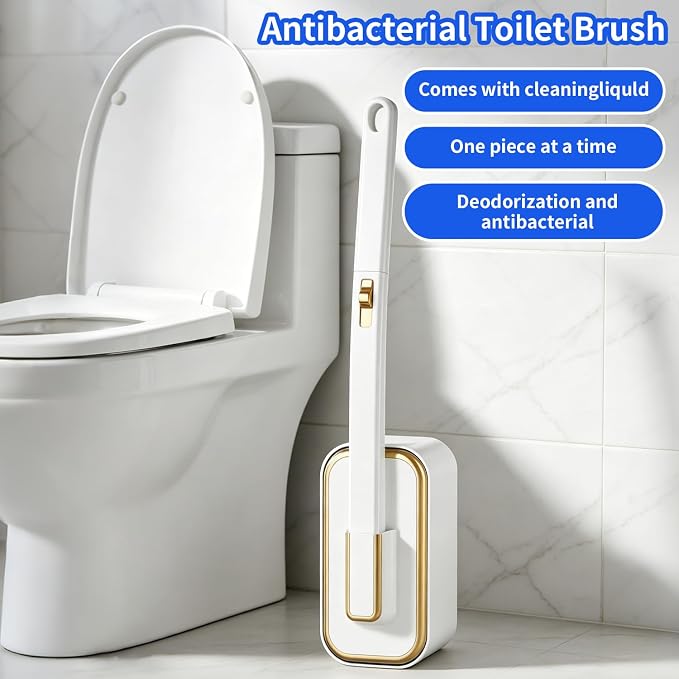 48 PCS Disposable Toilet Bowl Brush Refills, Disposable Toilet Brush Heads, Toilet Wand Disposable Refill Heads, Disposable Replacement Head