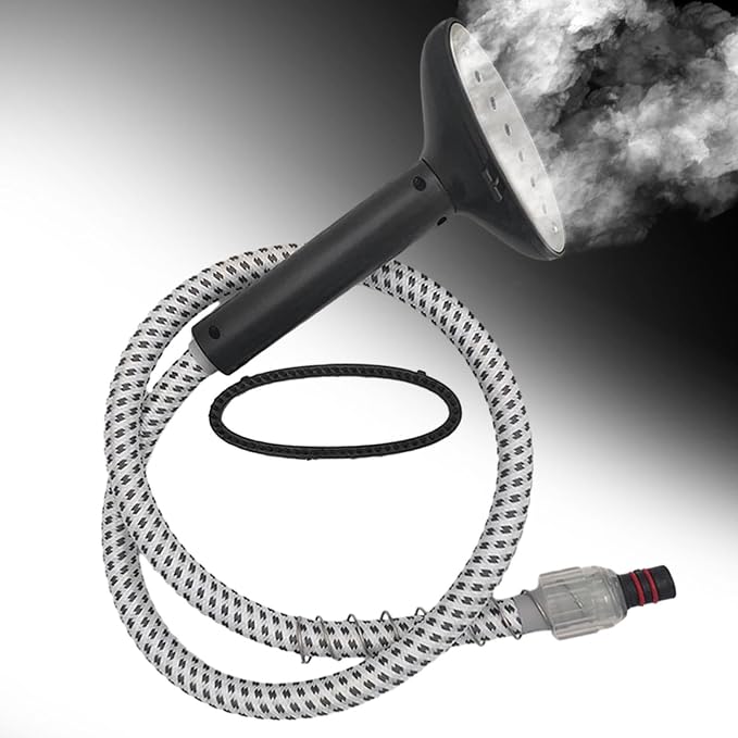 Garment Steamer Guide Hose Universal Ironing Machine Nozzle Replacement Steam Hose with Brush Spray Hanging Ironing Machine Parts Designed as Easy